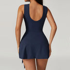 Beach Fit Women's Jumpsuit with Skirt