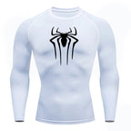 Men's Long Sleeve Spider Rashguard Shirt