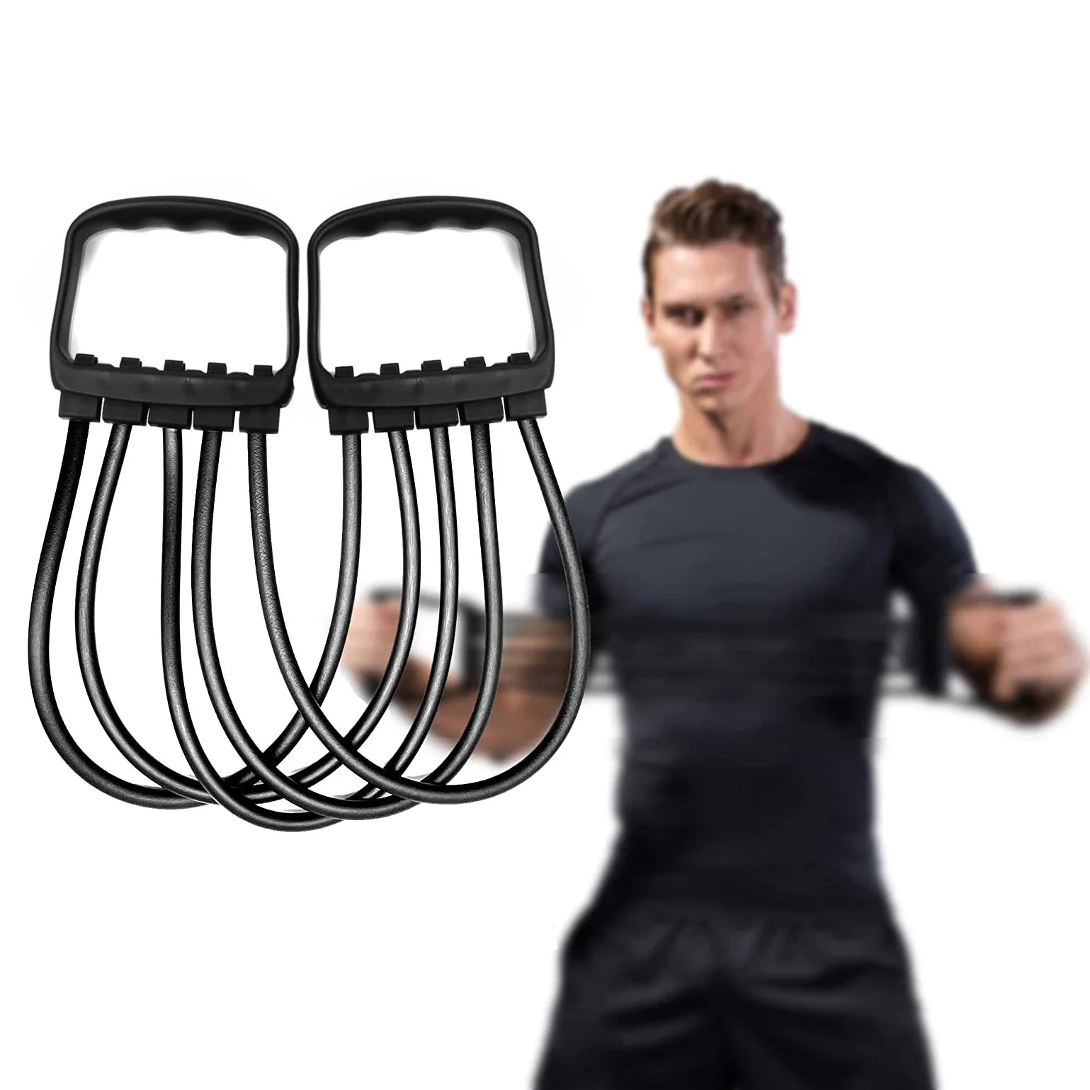 Chest Expander with Resistance Bands