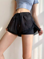 High-Waist Quick-Dry Women's Sports Shorts