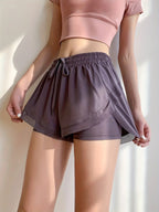 High-Waist Quick-Dry Women's Sports Shorts
