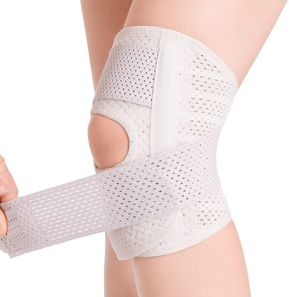 Orthopedic Knee Brace with Stabilizing Strap