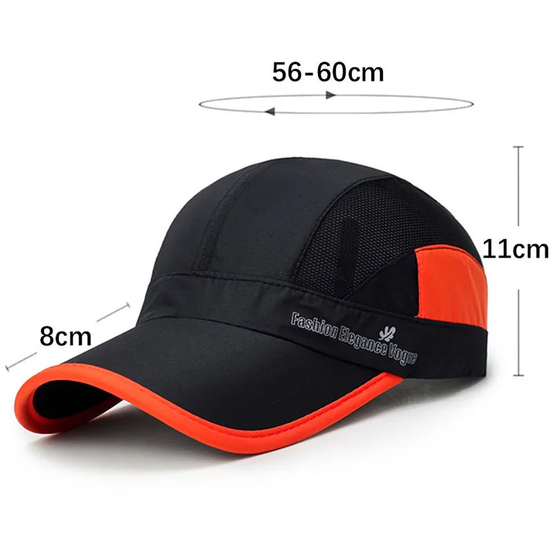 Breathable Dry Fit Cap with UV Protection