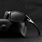 Polarized Rectangular Sunglasses with UV400 Protection